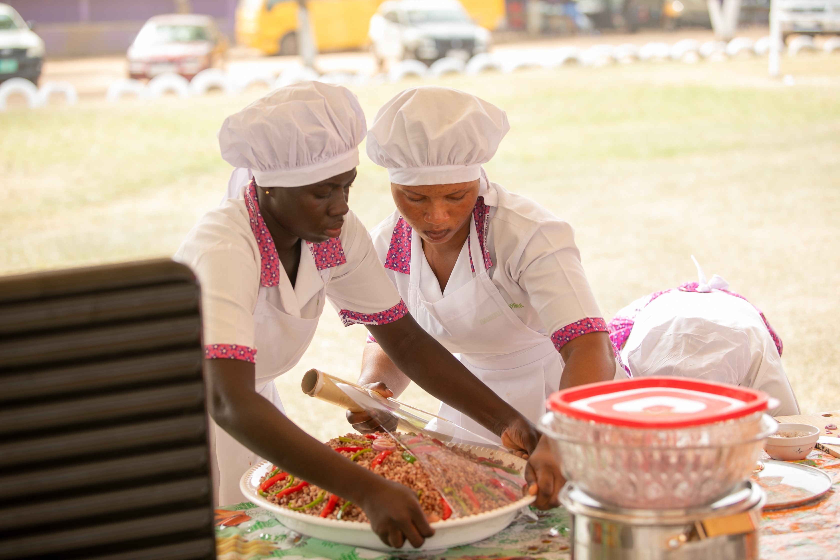 Ghana school meal cooking contest