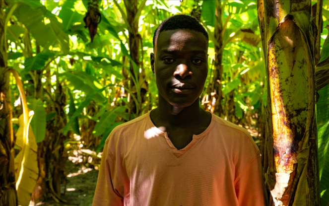 Kentonn, a student and part-time farmer worker. 