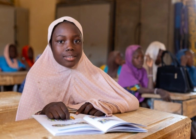 Zara ADAM, a 14-year-old girl, represents one of the many young girls in the Diffa region of Niger whose education is unfortunately disrupted due to persistent insecurity in the area. 