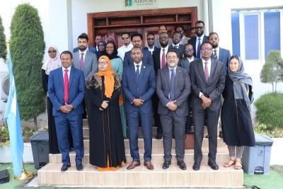 Participants at the Multisectoral Roundtable Meeting hosted by the Government in Mogadishu 